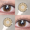 Haipurecon color contact Lenses Flower Brown 14.5mm