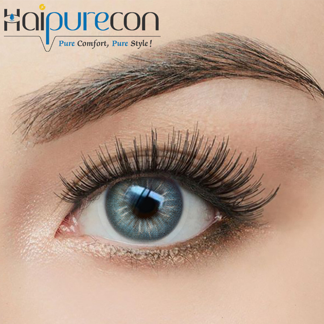 Haipurecon Jennie Blue 14.5mm 40 Percent Water Content Annual Contact Lenses
