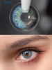 Haipurecon Gem Light Blue 14.0mm 40 Percent Water Content Annual Contact Lenses