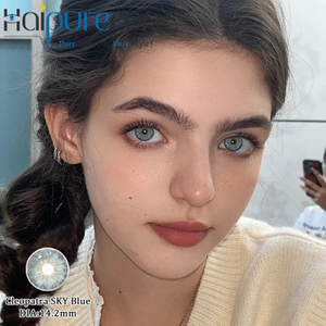 Haipurecon Cleopatra Sky Blue 14.2mm 40 Percent Water Content Best Selling Wholesale Contact Lenses