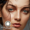Haipurecon Sesame ball grey14.2mm contact lens with power