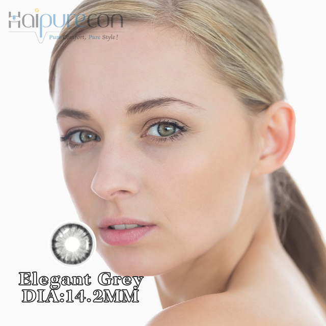 Haipurecon Elegant grey 14.2mm contact lenses