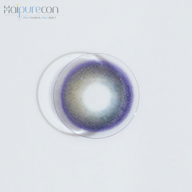 Haipurecon Moonlit brown 14.2mm contact lenses with power