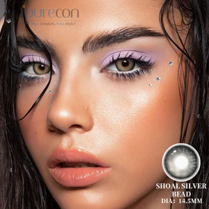 Haipurecon Factory Soft Yearly Clear Prescription Contacts with Power