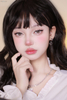 Haipurecon Black swan brown 14.5mm contact lenses with power