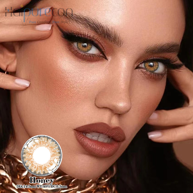 Haipurecon Honey contact lenses with power