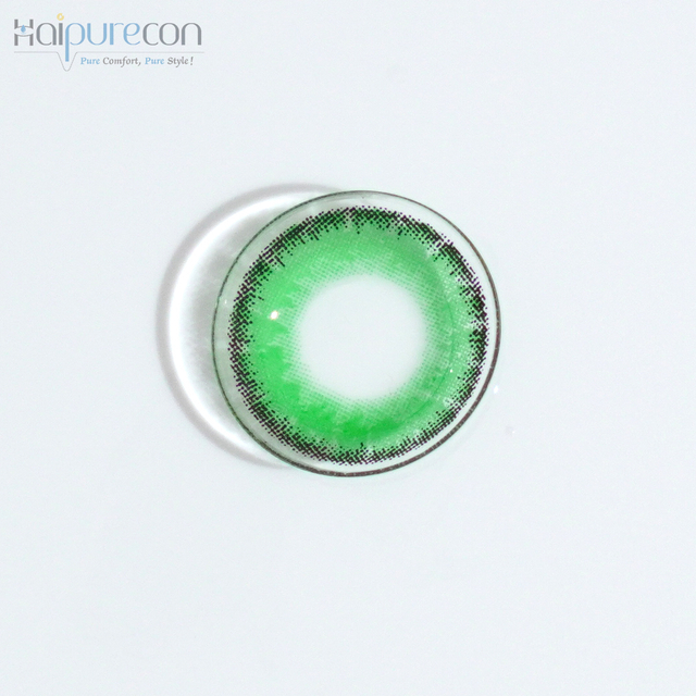 Haipurecon Saint Laurent green 14.5mm contact lenses