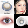 Haipurecon Slight Drunk blue 14.0mm with power Colored Contact Lens