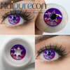 Yearly Use Purple Contacts Cosplay Colored Eye Contacts Cosplay 8.5mm Base Curve