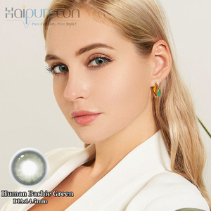 HaipureconHuman Barbie green 14.5mm contact lenses with power