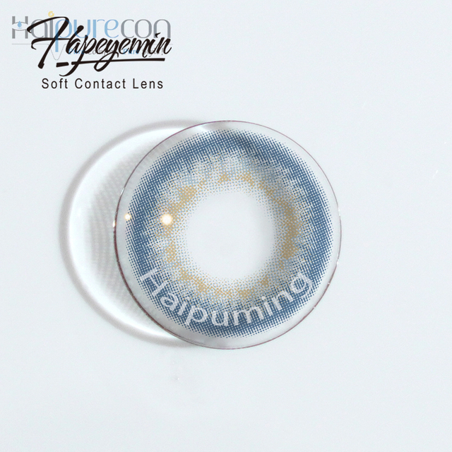Haipurecon Mermaid tears blue 14.5mm contact lens with power