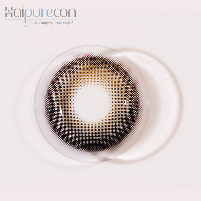 Haipurecon Yearly Color Contact Lenses Korea brown 14.5mm with power