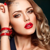 Haipurecon Cosplay contact lens Ice 3 Tone Red 14.5mm 
