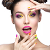 Haipurecon Cosplay contact lens Ice 3 tone purple 14.5mm 