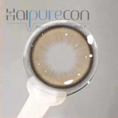 Haipurecon Sweet persimmon 14.2mm contact lens with power