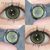 Haipurecon Diamond Sugar green 14.5mm contact lenses with power