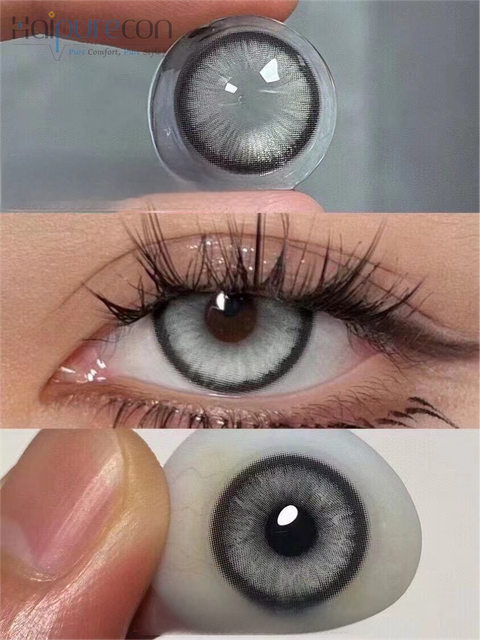 Haipurecon Baroque Silver Bead 14.5 mm contact lens with power