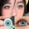 Haipurecon Manhattan Green 14.2mm contact lens with power