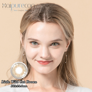 Haipurecon Little wild cat 14.0mm contact lenses with power