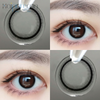Haipurecon Cartoon tears black 14.0mm contact lenses
