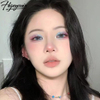 14.5mm Diameter Blue Contact Lenses for Halloween with Limbal Ring