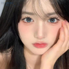 Haipurecon Swan Lake Blue 14.5mm contact lens with power