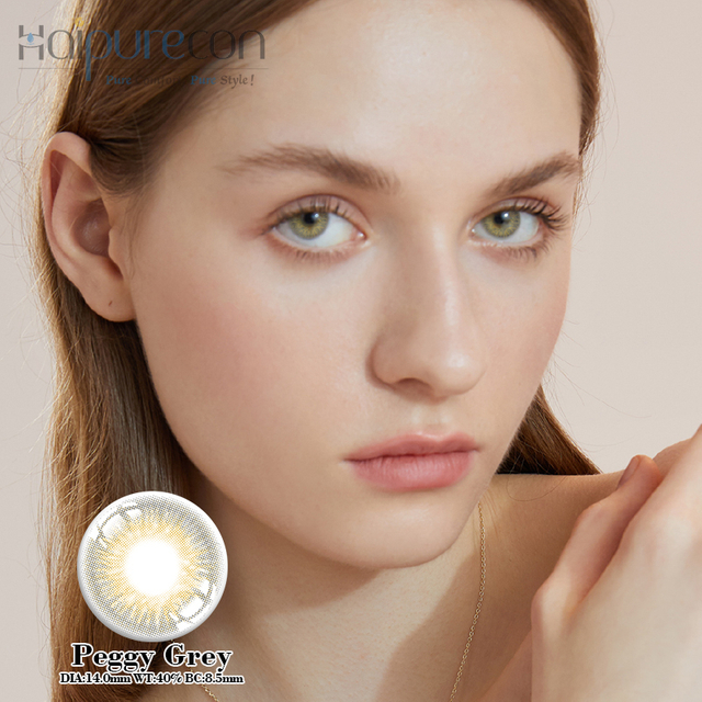 Haipurecon peggy grey 14.0mm contact lenses
