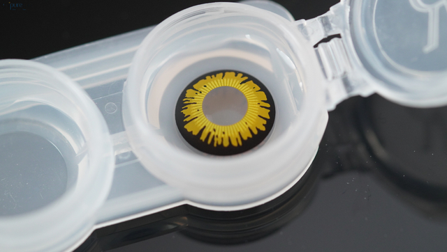 Haipurecon Cosplay contact lens Flaming orange 14.5mm 