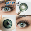 Haipurecon Baroque Green 14.2mm 40 Percent Water Content Daily Disposable Contact Lenses Green Beauty