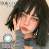 Haipurecon Graperry Blue 14.5mm Yearly Disposable Contact Lenses for Light Eyes Blue 0.08mm Thickness