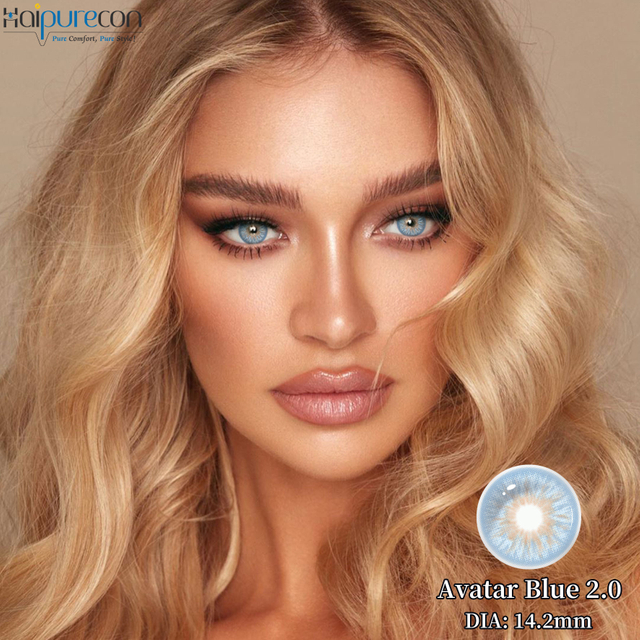 Haipurecon Avatar 2.0 Blue 14.2mm Yearly Disposable Contact Lenses Toric Wholesale