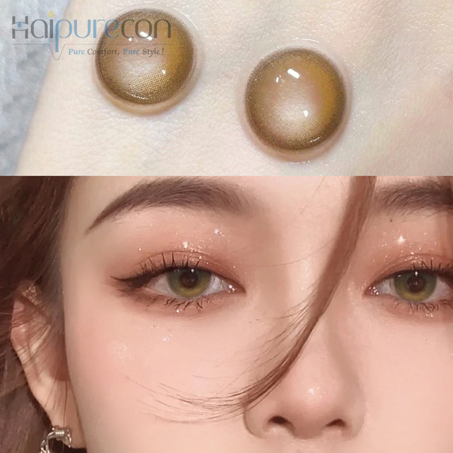 Haipurecon Moonlit Coffee 14.2mm contact lenses