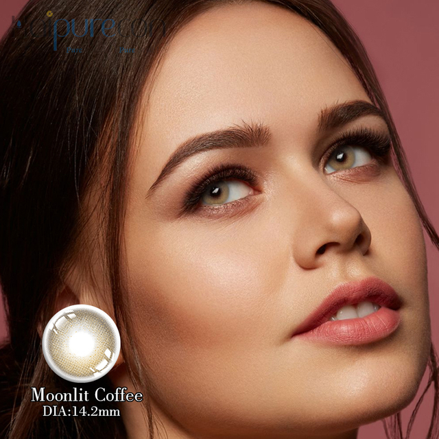 Haipurecon Moonlit Coffee 14.2mm contact lenses