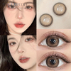 Haipurecon Black swan brown 14.5mm contact lenses with power