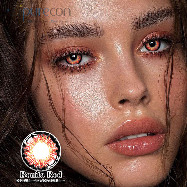 Haipurecon Bonita red 14.5mm contact lenses