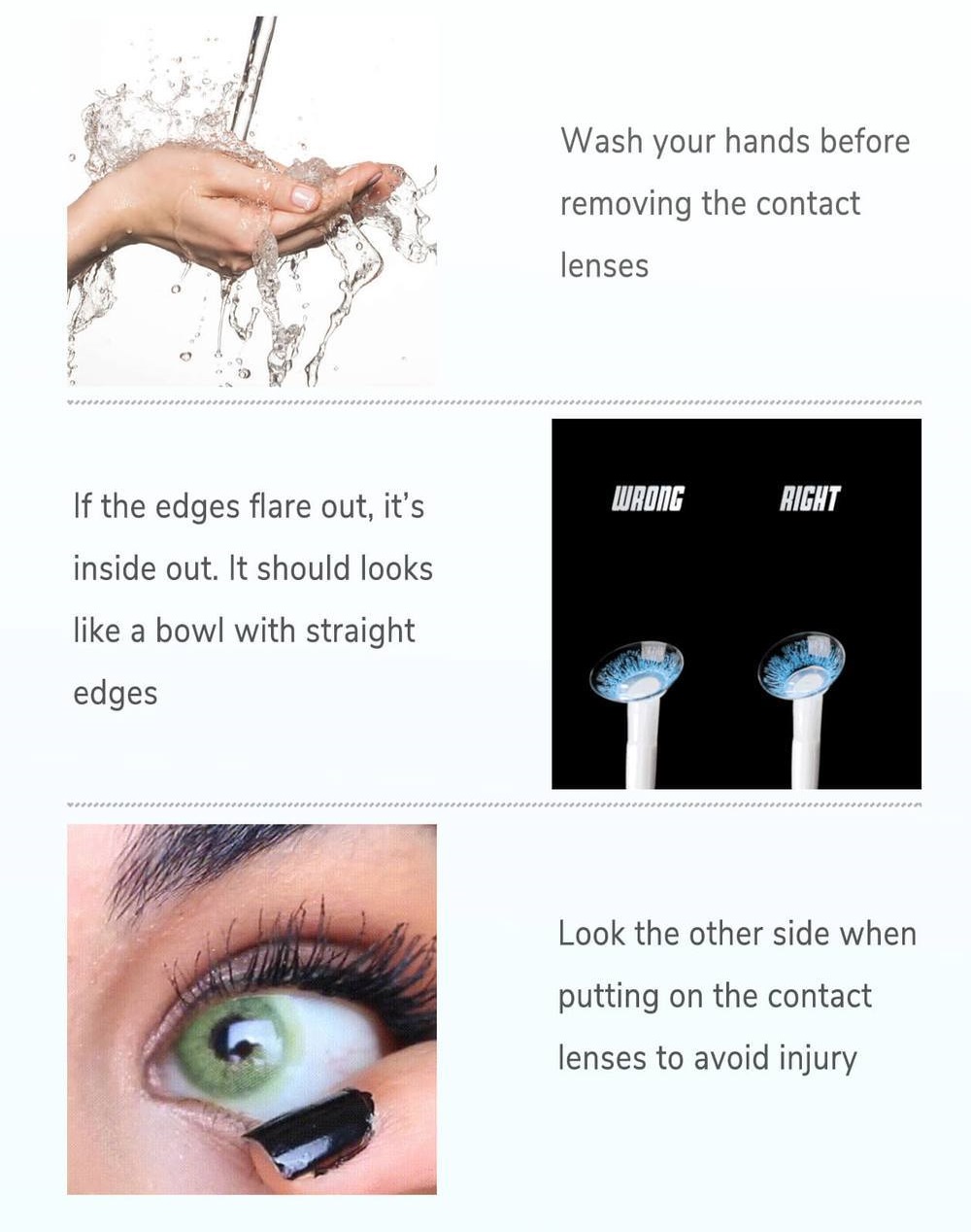 Aoki beige grey 14.0mm contact lens with power