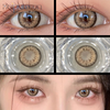 Haipurecon Stunna Girl Brown 14.2mm Lensa Kontak dengan Kekuatan
