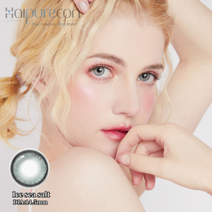Haipurecon 14.5mm Blue Colored Contact Lenses With Prescrition