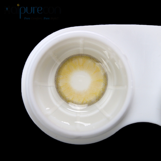 Haipurecon Gem brown 14.0mm contact lenses with power