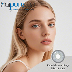 Comfortable Grey Natural Style Lenses for Light Eyes