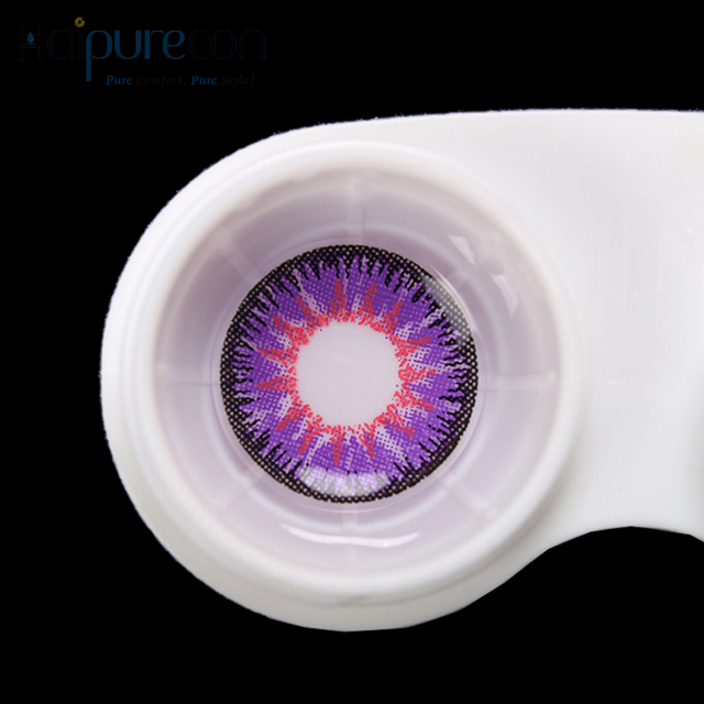 Haipurecon Vika purple 14.5mm contact lens