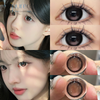 Haipurecon Blusher pink 14.2mm contact lens with power