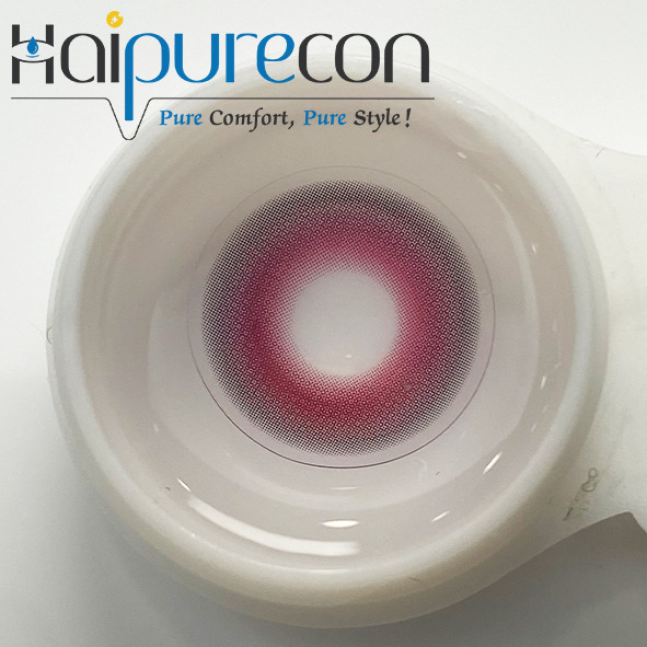 Yearly Use Purple Contacts Colored Eye Contacts Cosplay 8.5mm Base Curve