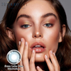 Haipurecon Swan Lake Blue 14.5mm contact lens with power