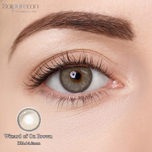 Haipurecon color contact Lenses Wizard of Oz Brown 14.2mm