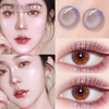 Haipurecon color contact Lenses Stars Purple with power 14.2mm