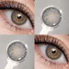 Haipurecon Yearly Color Contact Lenses siri grey 14.0mm with power