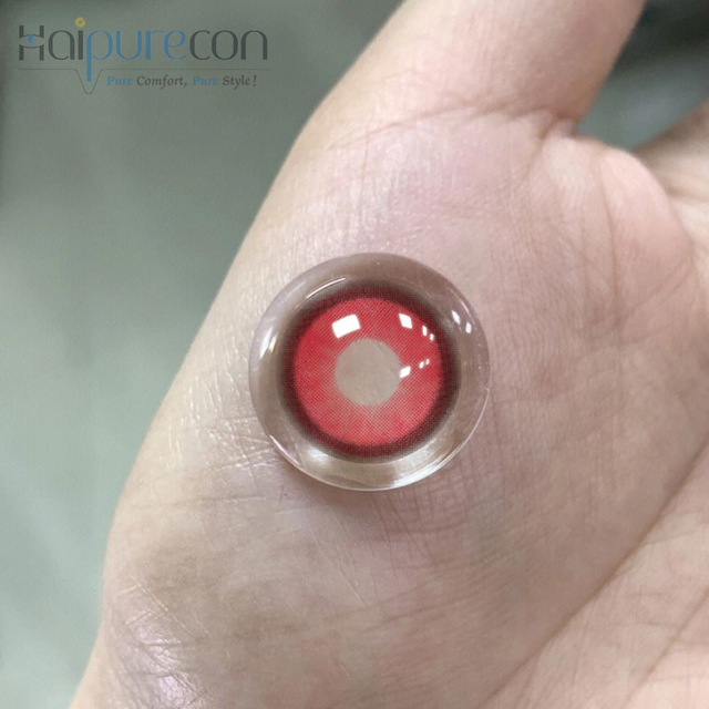 Haipurecon color contact Lenses Bell Red 14.2mm