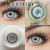 Cosplay White Silver Contact Lenses Halloween Crazy Circle Lens 14.5mm Soft High Quality Color Contact Lenses