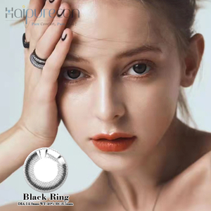 Haipurecon Ring black 14.0mm contact lenses with power